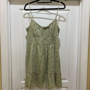 Hollister green mini dress size xl